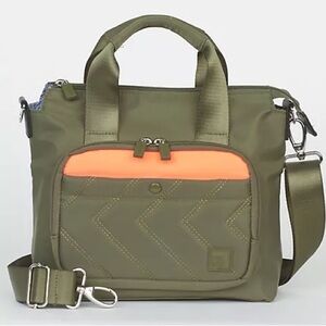 IHKWIP Mini Tote with Colorblock - Military Green